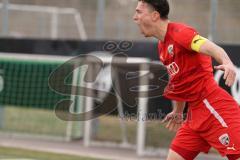 Bayernliga Nord - Saison 2023/24 - FC Ingolstadt 04 II - SC Eltersdorf- Fabian Cavadias (Nr.16 - FCI) trifft zum 2:1 Führungstreffer - jubel- Foto: Meyer Jürgen