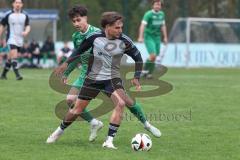 Bezirksliga - Saison 2025/26 - TSV Ober./Unterhaunstadt - FC Gerolfing - Ahmet Altay (Nr.25 - FC Gerolfing) - Amadeus Taubert grau Ober./Unterhaunstadt - Foto: Meyer Jürgen