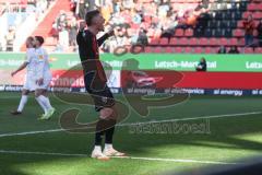 3. Liga - Saison 2024/25 - FC Ingolstadt 04 - 1. FC Saarbrücken - Der 1:0 Treffer durch Benjamin Kanuric (Nr.8 - FCI) - jubel - XXXXX - Foto: Meyer Jürgen