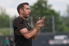 Freundschaftsspiel - Saison 2024/25 - FC Ingolstadt 04 II - TSV Rain/Lech  - Cheftrainer Patrick Schönfeld (FCI U21) - XXXXX - Foto: Meyer Jürgen