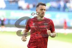 3. Liga; MSV Duisburg - FC Ingolstadt 04; vor dem Spiel Max Besuschkow (17, FCI)