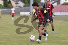 *** Bayernliga Nord - Saison 2025/26 - FC Ingolstadt 04 II - Jahn Regensburg II - Johann Chirinos (Nr.10 - FC Ingolstadt II) - XXXXX - Foto: Meyer Jürgen