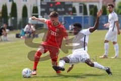 Bayernliga Nord - Saison 2023/24 - FC Ingolstadt 04 II - TSV Abtswind - Mario Götzendorfer (Nr.23 - FCI) - Tuda Jayson weiss Abtswind - Foto: Meyer Jürgen