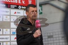 3.Liga - Saison 2022/2023 - Hallersche FC - FC Ingolstadt 04 - Cheftrainer Michael Köllner (FCI) - im Interview mit Magenta TV -  - Foto: Meyer Jürgen