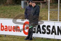 Testspiel - SV Manching - TSV Pöttmes - Florian Stegmeier Trainer Manching - Foto: Jürgen Meyer