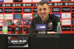 3.Liga - Saison 2022/2023 - FC Ingolstadt 04 -  - Pressekonferenz - Cheftrainer Michael Köllner (FCI)-  - Foto: Meyer Jürgen