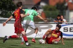 Kreisliga- Saison Saison 2026/27 -  Muhammedcan Tural grün Fatih - Christoph Noll rot KasingFoto: Meyer Jürgen