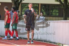 Testspiel - TSV Ingolstadt Nord - FC Augsburg II - Cheftrainer Tobias Strobl Augsburg - Foto: Jürgen Meyer