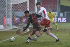 3. Liga; SSV Jahn Regensburg - FC Ingolstadt 04; Torchance Marcel Costly (22, FCI) Torwart Gebhardt Felix (1 SSV)  Wurm Leopold (37 SSV)