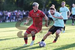 Toto-Pokal; FSV Harthof München - FC Ingolstadt 04; Linus Rosenlöcher (19, FCI) Zweikampf Kampf um den Ball
