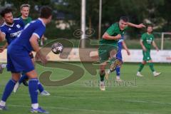 Bezirksliga - Saison 2023/2024 - SV Manching  - SV Lerchenau - Der 2:1 Führungstreffer durch Sebastian Graßl (Nr.10 - SV Manching) - jubel - Foto: Meyer Jürgen