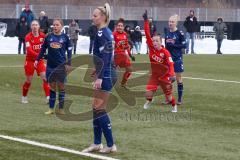 2. Fußball-Liga - Frauen - Saison 2022/2023 - FC Ingolstadt 04 - 1. FC Köln II - Der 2:3 Anschlusstreffer durch Haim Vanessa (Nr.13 - FC Ingolstadt 04 ) - Jubel - Foto: Meyer Jürgen