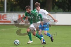 Testspiel - Bezirksliga - Saison 2025/26 - FC Gerolfing - SpVgg Joshofen Bergheim - Kasper Fischer Stabauer weiss Joshofen Bergheim - Christian Träsch grün Gerolfing - XXXXX - Foto: Meyer Jürgen