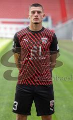 Mladen Cvjetinovic (19, FCI); FC Ingolstadt 04;
3.Liga, Porträttermin 2023/2024