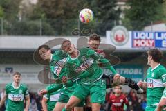 Toto-Pokal; VfB Eichstätt - FC Ingolstadt 04; hinten Zweikampf Kampf um den Ball Calvin Brackelmann (17, FCI)