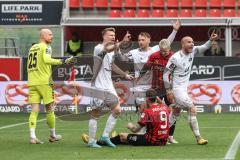 3. Liga; FC Ingolstadt 04 - 
VfB Oldenburg; Torwart Felix Dornebusch (25 VfB) Patrick Schmidt (9, FCI) Thomas Rausch (45, FCI) Torchance verpasst Deichmann Leon (4 VfB) Plautz Justin (31 VfB)