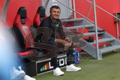 3.Liga - Saison 2023/2024 - FC Ingolstadt 04 -  1. FC Saarbrücken - Cheftrainer Michael Köllner (FCI) - Foto: Meyer Jürgen