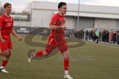 Bayernliga Nord - Saison 2023/24 - FC Ingolstadt 04 II - SC Eltersdorf- Fabian Cavadias (Nr.16 - FCI) trifft zum 2:1 Führungstreffer - jubel- Foto: Meyer Jürgen