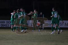 Landesliga - Saison 2024/25 - SV Manching - FC Ehekirchen - Simon Berger (Nr.5 - SV Manching) mit dem 3:1 Führungstreffer - jubel -  - XXXXX - Foto: Meyer Jürgen