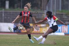 2. Bundesliga Frauen - Saison 2024/25 - FC Ingolstadt 04 Frauen - Eintracht Frankfurt II - Ivana Slipcevic (Nr.8 - FCI Frauen) - Wallrabenstein Emily weiss Frankfurt - Foto: Meyer Jürgen