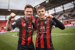 3. Liga; FC Ingolstadt 04 - SV Sandhausen; Torschütze Sebastian Grönning (11, FCI) und Gustav Christensen (24, FCI)
