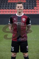 Florian Pick (26 FCI); FC Ingolstadt 04; 2.BL, Porträttermin 2021/2022