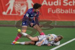 2. Bundesliga Frauen - Saison 2025/26 - FC Ingolstadt 04 Frauen - FSV Mainz - Nina Penzkofer (Nr.29 - FC Ingolstadt Frauen I) - Donner Anna blau Mainz - Foto: Meyer Jürgen