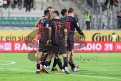 3. Liga; TSV Havelse - FC Ingolstadt 04; Tor Jubel Treffer Marcel Costly (22, FCI) Julian Kügel (29, FCI) Lukas Fröde (34, FCI) Max Besuschkow (17, FCI)