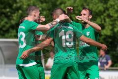 Kreisliga - TSV Baar Ebenhausen - TSV Gaimersheim - Der 0:1 Führungstreffer durch Nicolea Nechita grün Gaimersheim - jubel -  Foto: Jürgen Meyer