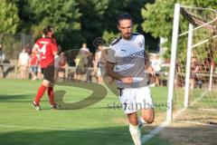 Toto Pokal - Saison 2022/2023 - SpVgg Heßdorf - FC Ingolstadt 04 - Der 0:2 Führungstreffer durch Valmir Sulejmani (Nr.7 - FCI) - Jubel - Foto: Meyer Jürgen