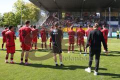 3. Liga - Saison 2025/26 - TSG Hoffenheim II - FC Ingolstadt 04  - Die Mannschaft bedankt sich bei den Fans - XXXXX - Foto: Meyer Jürgen