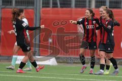 2. Bundesliga Frauen - Saison 2025/26 - FC Ingolstadt 04 Frauen - SG Andernach - Der 2:1 Führungstreffer durch Stefanie Reischmann (Nr.24 - FC Ingolstadt Frauen I) - jubel - Foto: Meyer Jürgen