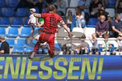 3. Liga - Saison 2025/26 - TSG Hoffenheim II - FC Ingolstadt 04  - Jonas Scholz (Nr.15 - FCI) mit dem 0:1 Führungstreffer - jubel - - XXXXX - Foto: Meyer Jürgen