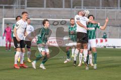 3. Liga - VfB Lübeck - FC Ingolstadt 04 - Fatih Kaya (9, FCI) Kopfball Boland Mirko (31 Lübeck) Feka Dren (5 Lübeck) Stefan Kutschke (30, FCI)