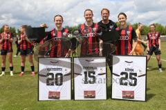 2. Bundesliga Frauen - Saison 2025/26 - FC Ingolstadt 04 Frauen - FCB München II - Verabschiedung von Katharina Reikersdorfer (Nr.20 - FC Ingolstadt Frauen I) - Ina Timmermann (Nr.15 - FC Ingolstadt Frauen I) - Annika Kömm (Nr.25 - FC Ingolstadt Frauen I)