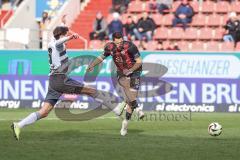 3. Liga; FC Ingolstadt 04 - SV Sandhausen; Torchance verpasst Ryan Malone (16, FCI)