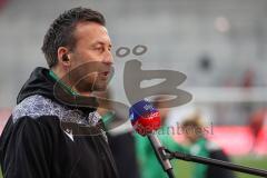 2.BL; FC Ingolstadt 04 - Hannover 96; Cheftrainer Christoph Dabrowski ( Han) im Interview