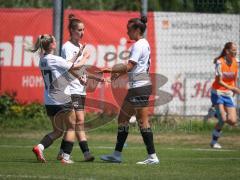 Testspiel - 2. Bundesliga Frauen - Saison 2026/27  - FC Ingolstadt 04 Frauen -  - Der 1:0 Führungstreffer durch Samantha Stiglmair (Nr.5 - FCI Frauen) jubel - XXXXX - Foto: Meyer Jürgen