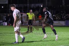 Toto-Pokal; ATSV Erlangen - FC Ingolstadt 04; Tor Jubel Treffer Moussa Doumbouya (27, FCI) Luca Ruiu ( ATSV)