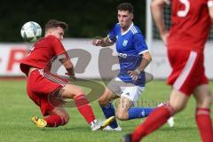 Kreisklasse - Saison 2023/2024 - TSV Ingolstadt Nord - TSV Kösching Dennis Grenner blau Ing Nord - Mark Kocima rot Kösching - Foto: Meyer Jürgen