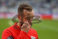 3.Liga - Saison 2022/2023 - TSV 1860 München - FC Ingolstadt 04 - Die Spieler betreten das Spielfeld zum warm machen - David Kopacz (Nr.29 - FCI) -  Foto: Meyer Jürgen