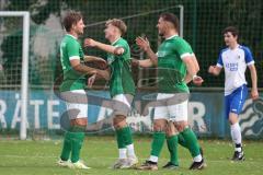 Toto-Pokal - Saison 2023/2024 - FC Gerolfing - TSV Rohrbach - Der 2:0 Führungstreffer durch Timo Kraus grün Gerolfing - jubel -  Foto: Meyer Jürgen