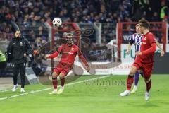 3. Liga; VfL Osnabrück - FC Ingolstadt 04; Cheftrainerin Sabrina Wittmann (FCI) Yannick Deichmann (20, FCI) Max Besuschkow (17, FCI)