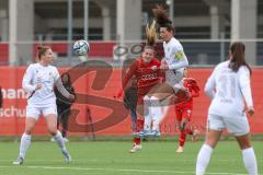 2. Bundesliga Frauen - Saison 2023/24 - FC Ingolstadt 04 Frauen - FC Carl Zeiss Jena - Reininger Pija (Nr.21 - FCI) - Julevic Merza weiss Jena - Foto: Meyer Jürgen