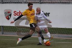 AUDI - Schanzer Amateur Cup - Halbfinale 2 - Saison 2024/25 - TSV Lichtenau - SV Hundszell - Marco Lustig gelb Lichtenau - Marcel Nicht weiss Hundszell - Foto: Meyer Jürgen