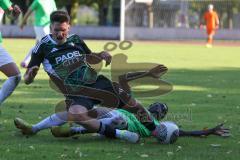 Bezirksliga - Saison 2025/26 - FC Fatih Ingolstadt - TSV Gaimersheim - Nico von Swiontek Brzezinski (Nr.17 - TSV Gaimersheim) - Boubacarr Saho grün Fatih - Foto: Meyer Jürgen