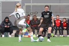 2. Bundesliga Frauen - Saison 2023/24 - FC Ingolstadt 04 Frauen - Borussia Mönchen Gladbach - Katharina Reikersdorfer (Nr.20 - FCI) - Radke Laura weiss Gladbach - Foto: Meyer Jürgen