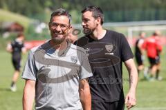 3. Liga; FC Ingolstadt 04 - Trainingslager Südtirol, Karl Meier, Vorsitzender des Aufsichtsrats (FCI) Sportmanager Malte Metzelder (FCI)