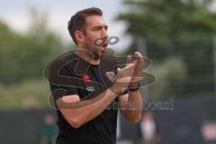 Freundschaftsspiel - Saison 2024/25 - FC Ingolstadt 04 II - TSV Rain/Lech  - Cheftrainer Patrick Schönfeld (FCI U21) - XXXXX - Foto: Meyer Jürgen