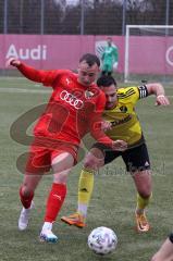 Bayernliga Süd - Saison 2022/2023 - FC Ingolstadt 04 - SV Kirchanschöring - Fabio Riedl (Nr.24 - FCI II) - Nicklas Thorsten gelb Kirchanschöring - Foto: Meyer Jürgen